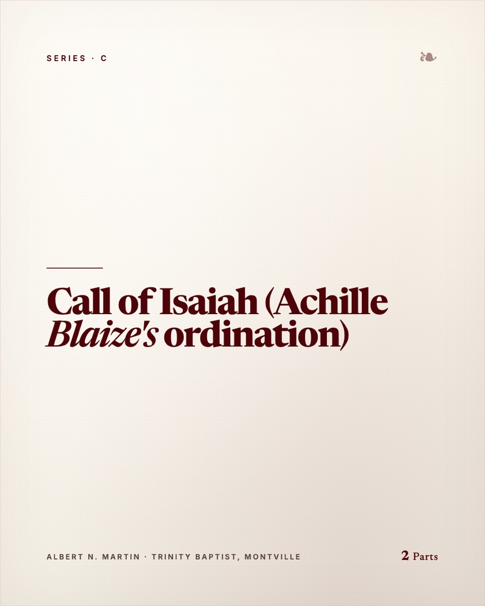 Call of Isaiah (Achille Blaize's ordination)