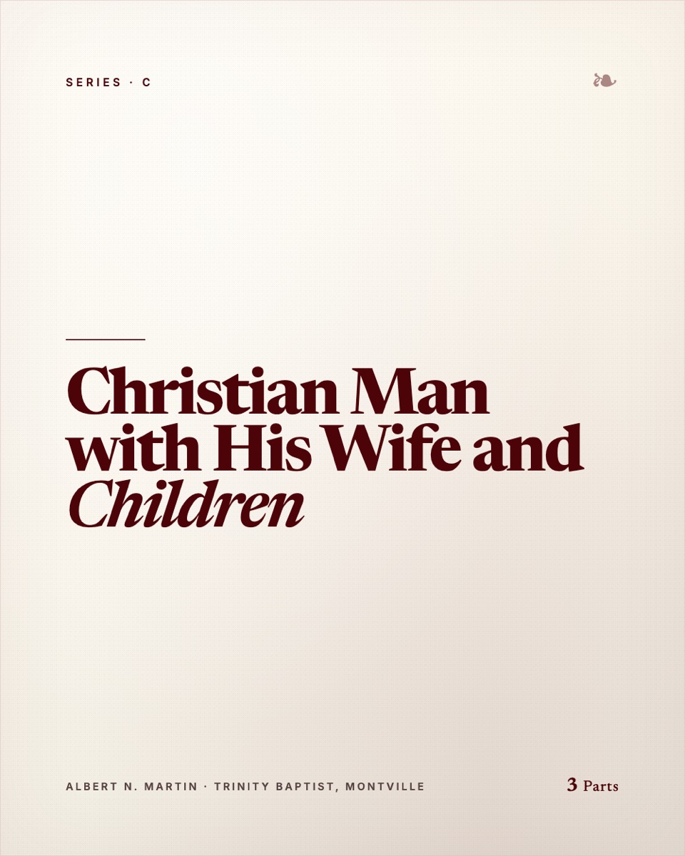Christian Man with His Wife and Children