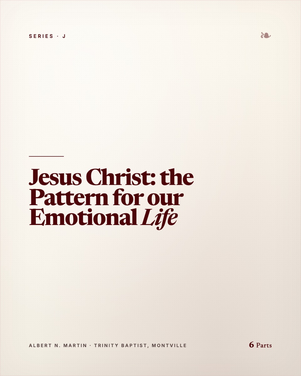 Jesus Christ: the Pattern for our Emotional Life